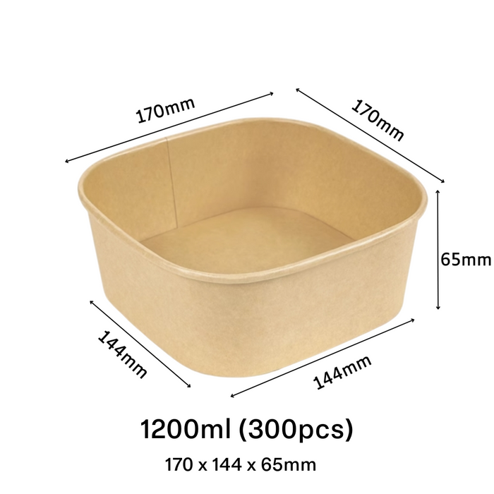 Kraft Square Tub (4 sizes)