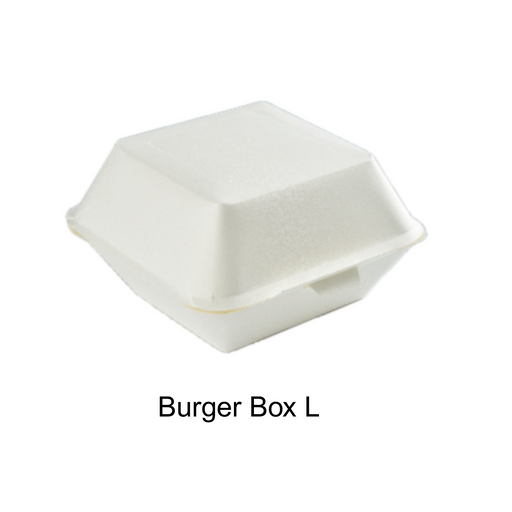 White Paper Burger Box