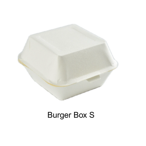 White Paper Burger Box