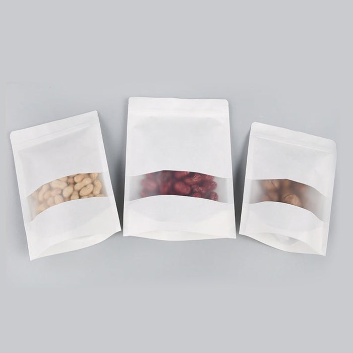 White Standing Pouch