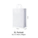 White XL Portrait Paper Bag