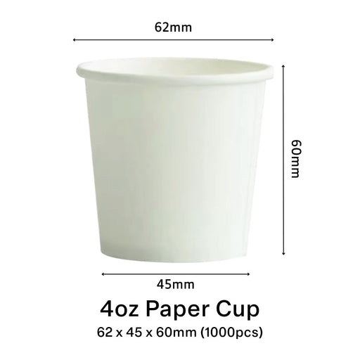 White paper cup