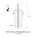 White with Black Dots Paper Straw