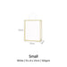 White with Gold Border Paper Bag 
