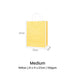 Yellow with White Border Paper Bag