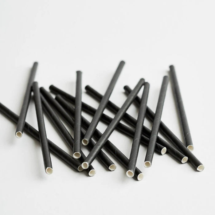 Black Paper Straw (300pcs)