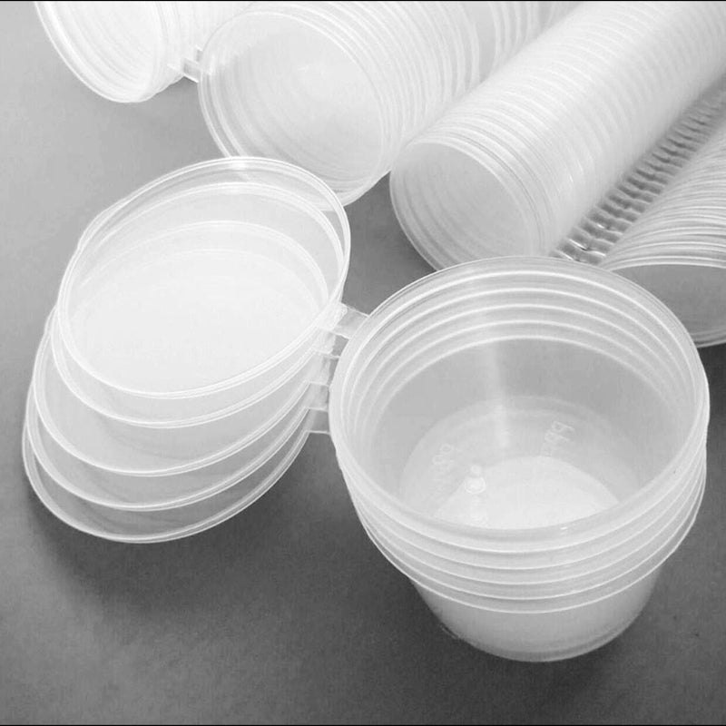 1oz Plastic Sauce Cup with Lid (1000pcs)