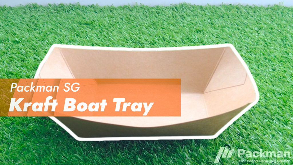 Kraft boat tray