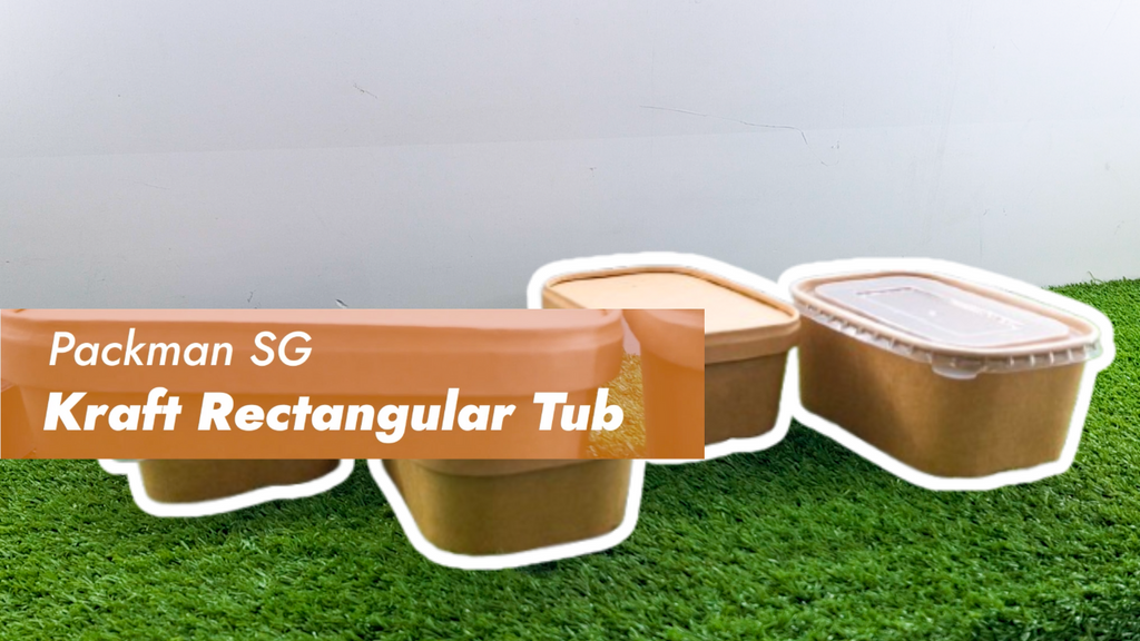 Kraft Rectangular Tub