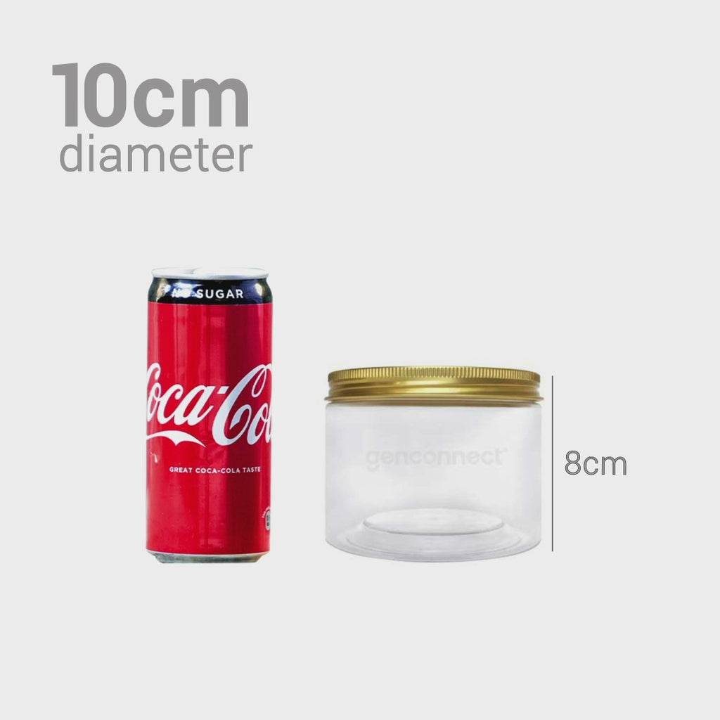 Plastic cookie container