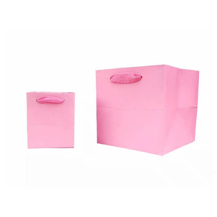 30 x 30 x 30cm Square Pink Paper Bag (100pcs)