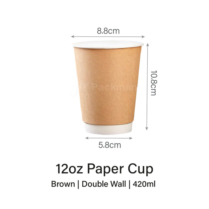 Brown paper cup