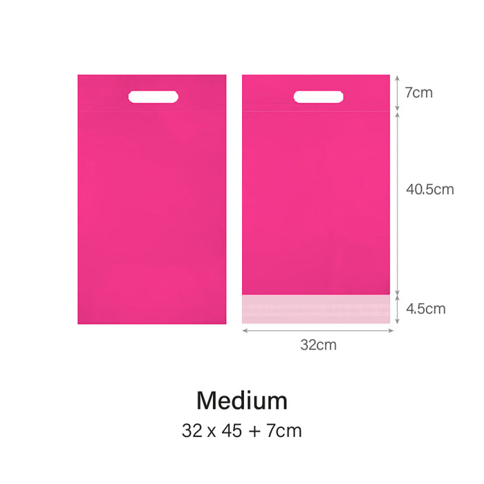 Pink / Purple Poly Mailer with Handle