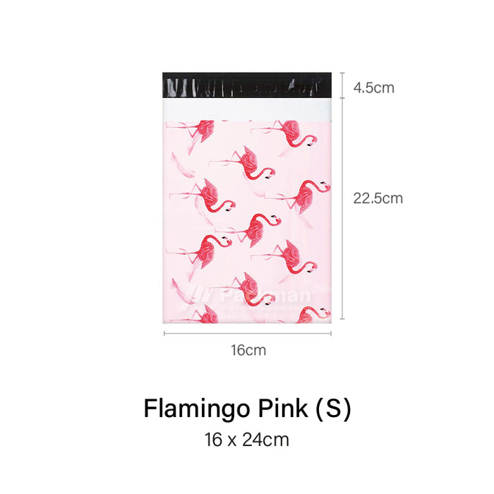 Flamingo Pink Poly Mailer (100pcs)
