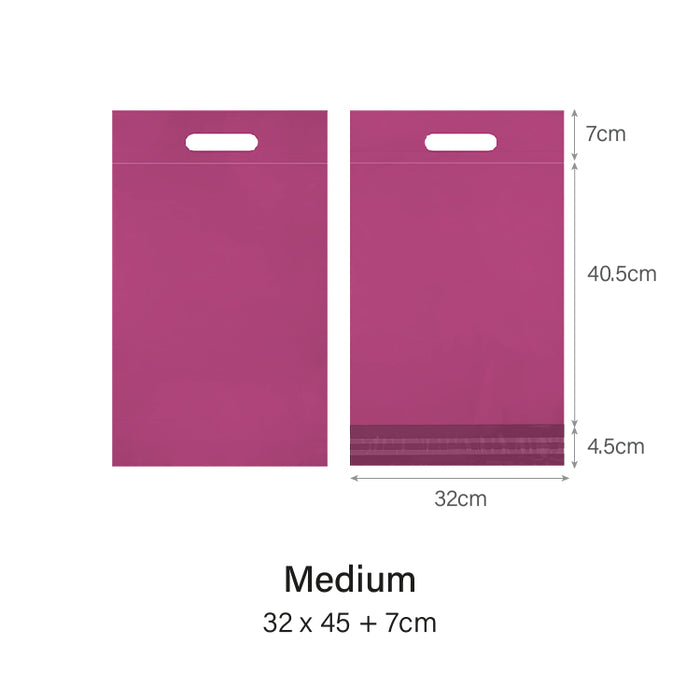 Pink / Purple Poly Mailer with Handle