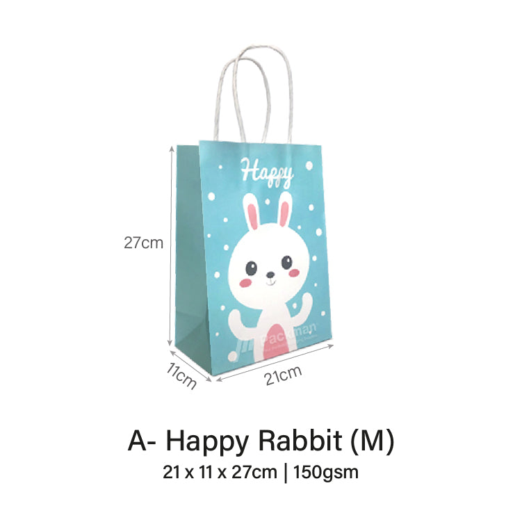 Happy Rabbit Gift Bag (50pcs)