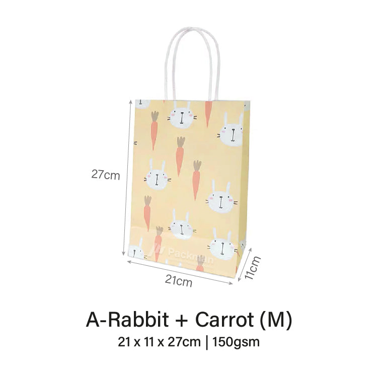 Rabbit & Carrot Gift Bag (50pcs)