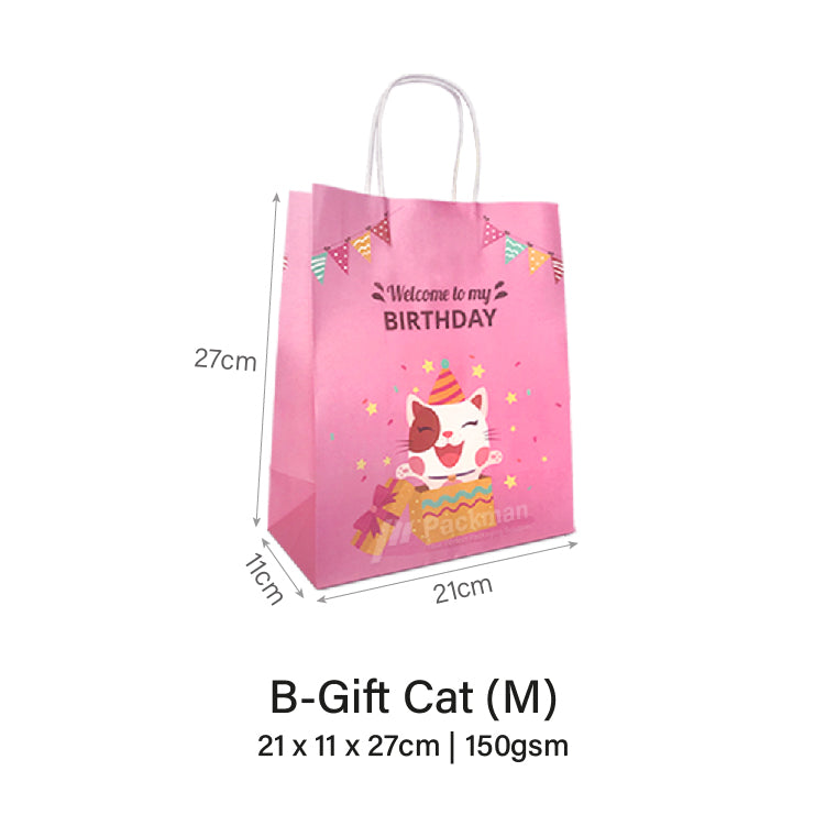 Gift Cat Birthday Bag (10pcs)