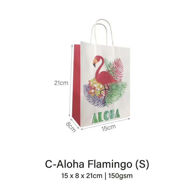 Aloha Flamingo Birthday Bag (50pcs)