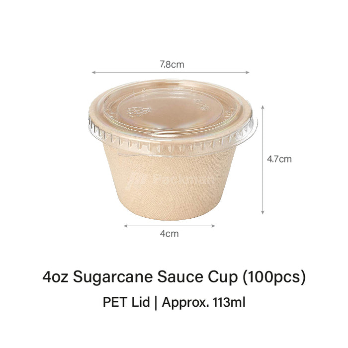 4oz Sugarcane Sauce Cup (300pcs)