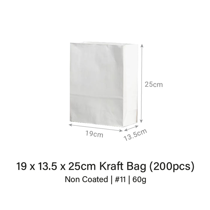 19 x 13.5 x 25cm Kraft Bag (200pcs)