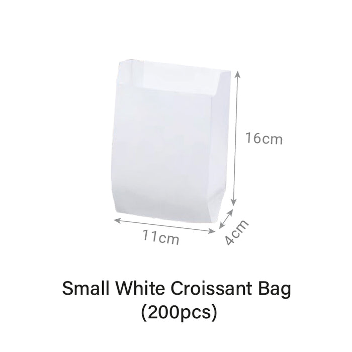 11 x 4 x 16cm Croissant Bag (200pcs)