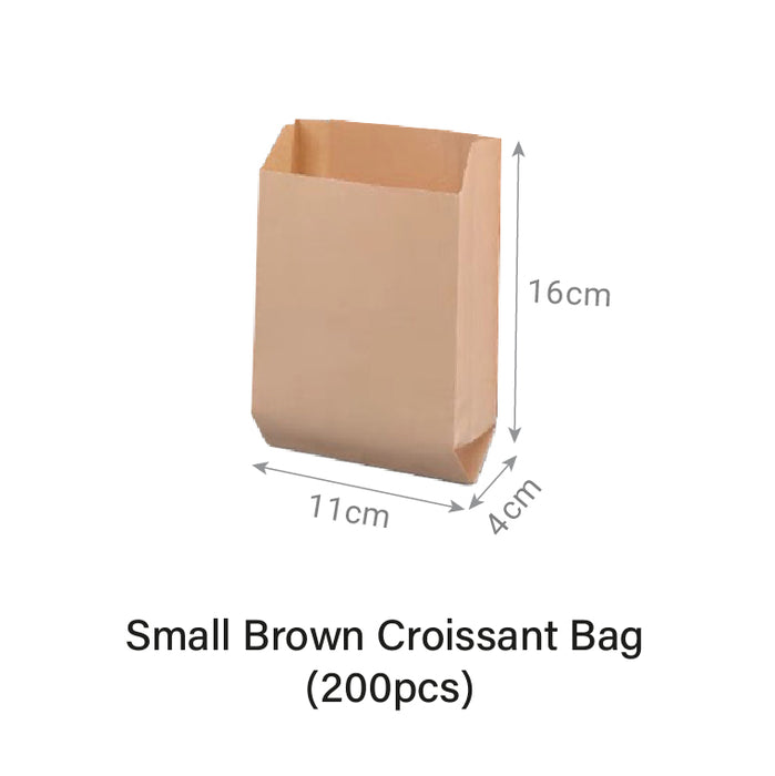 11 x 4 x 16cm Croissant Bag (200pcs)